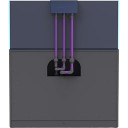 Nyos Combinazione OPUS G2 440 Slim-Line - Grigio