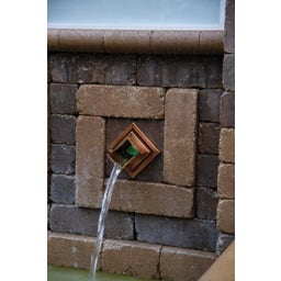 Oase Wall Water Spout, Rhombus - Copper