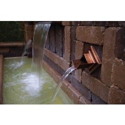 Oase Wall Water Spout, Rhombus - Copper