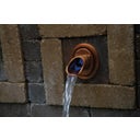 Oase Wall Water Spout, Round - Copper