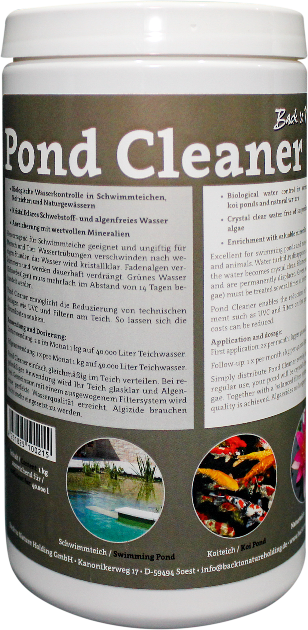 Back to Nature Pond Cleaner