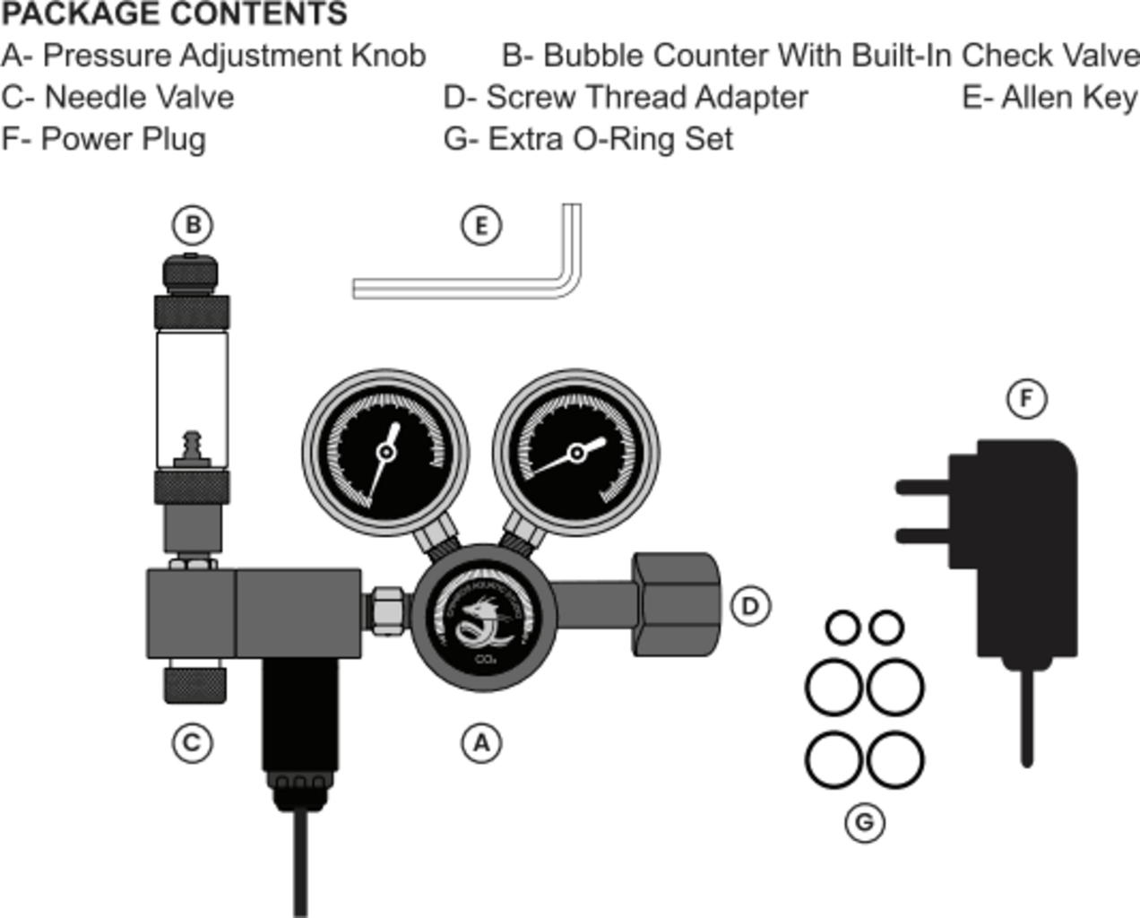 Regulador de Presión CO2 PRO con Bluetooth - 1 ud.