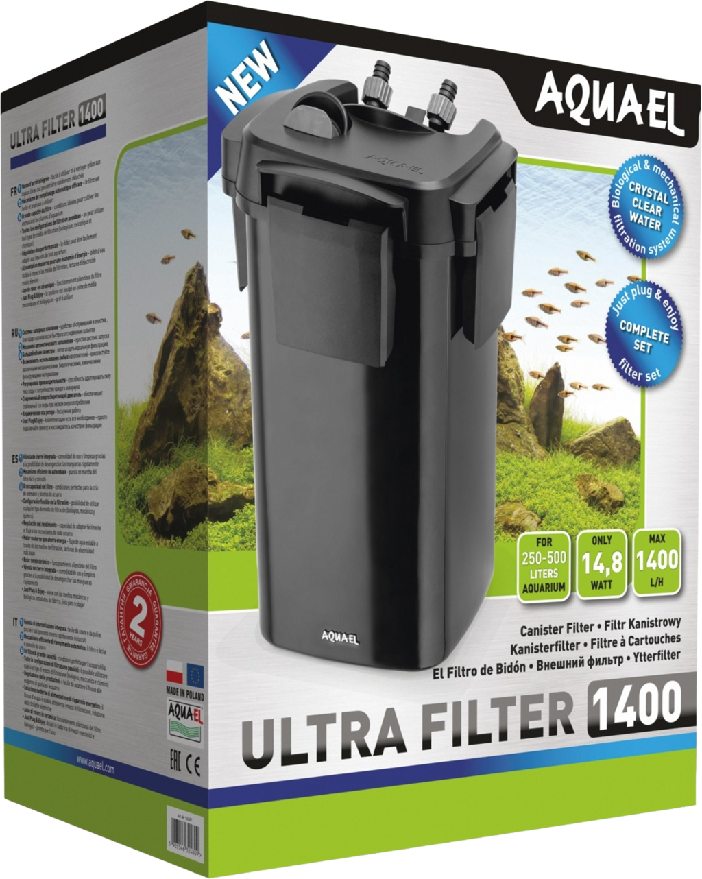 Aquael Außenfilter ULTRA - 1400