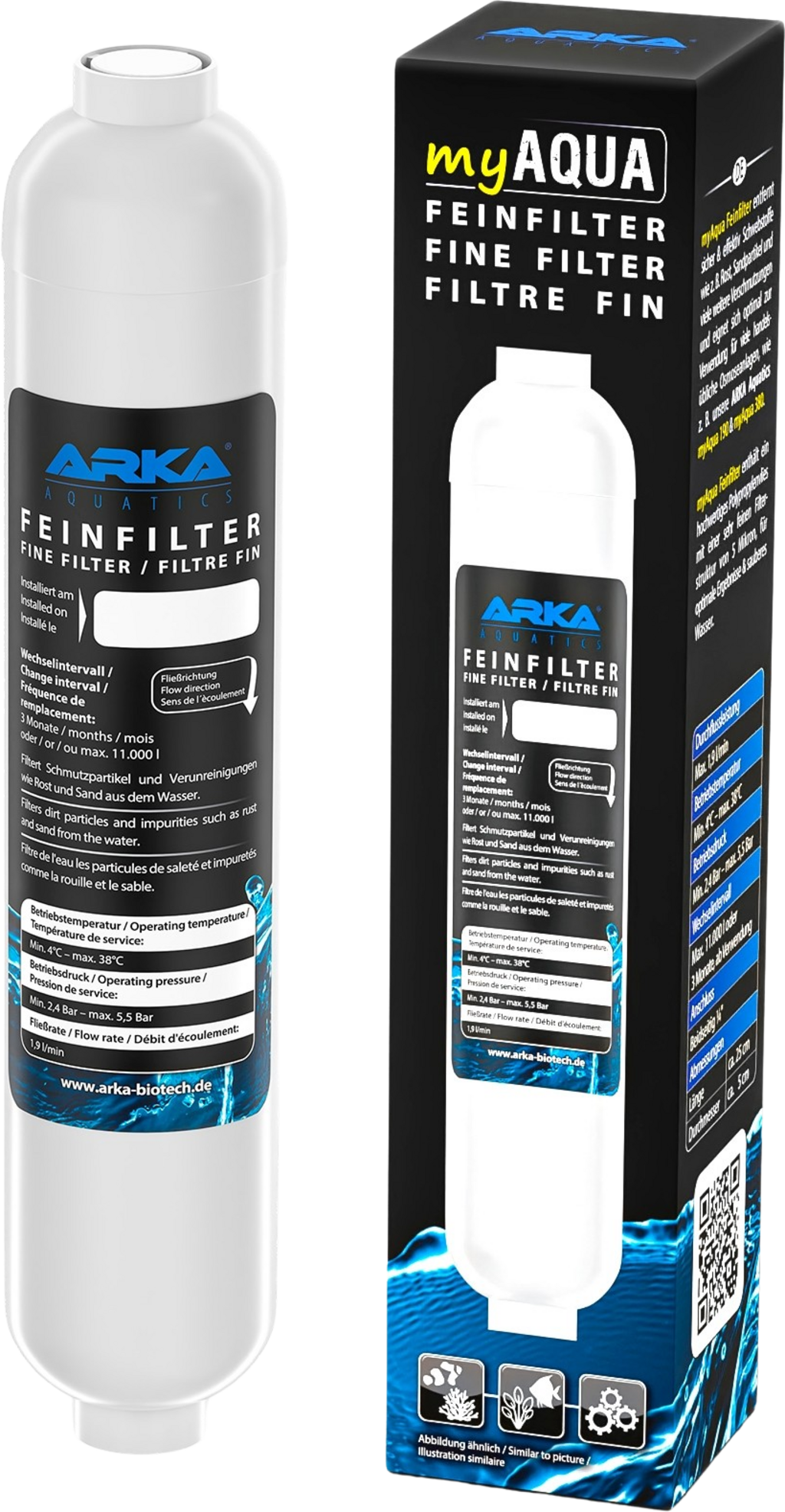 ARKA Filtre Fin myAqua190/380 - 1 pcs