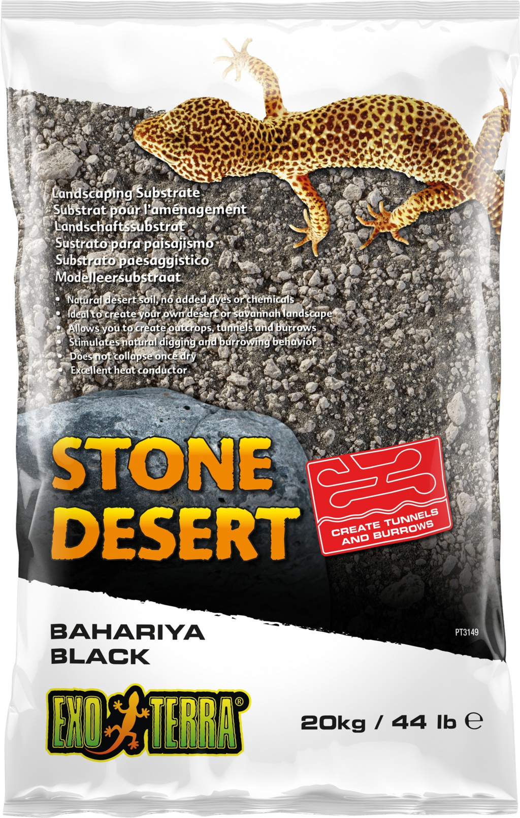 Exo Terra Bahariya Black Stone Desert