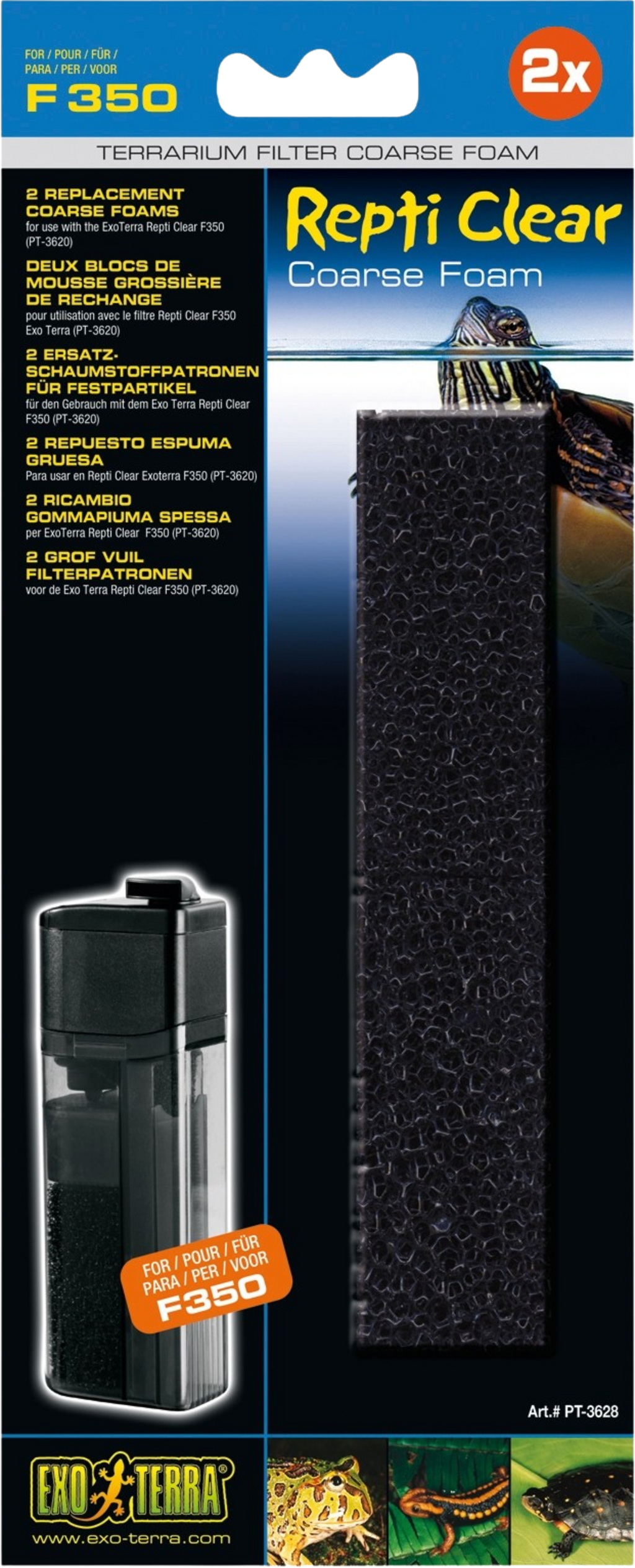 Schiuma di Ricambio per Repti Clear F350