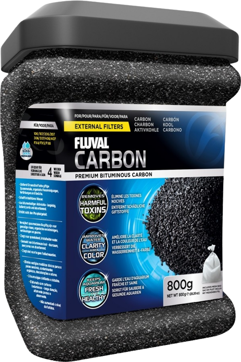 Fluval Aktivkohle - 800 g