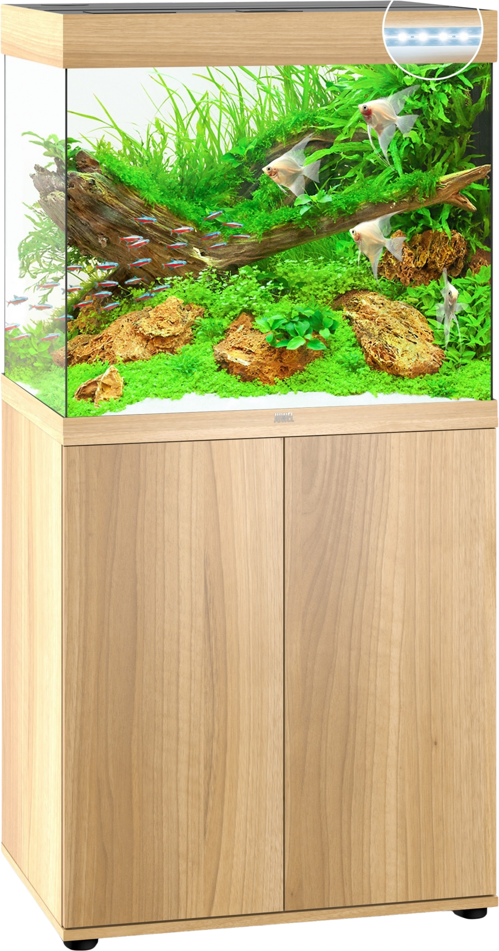 Juwel Lido 200 LED Kombination - helles Holz
