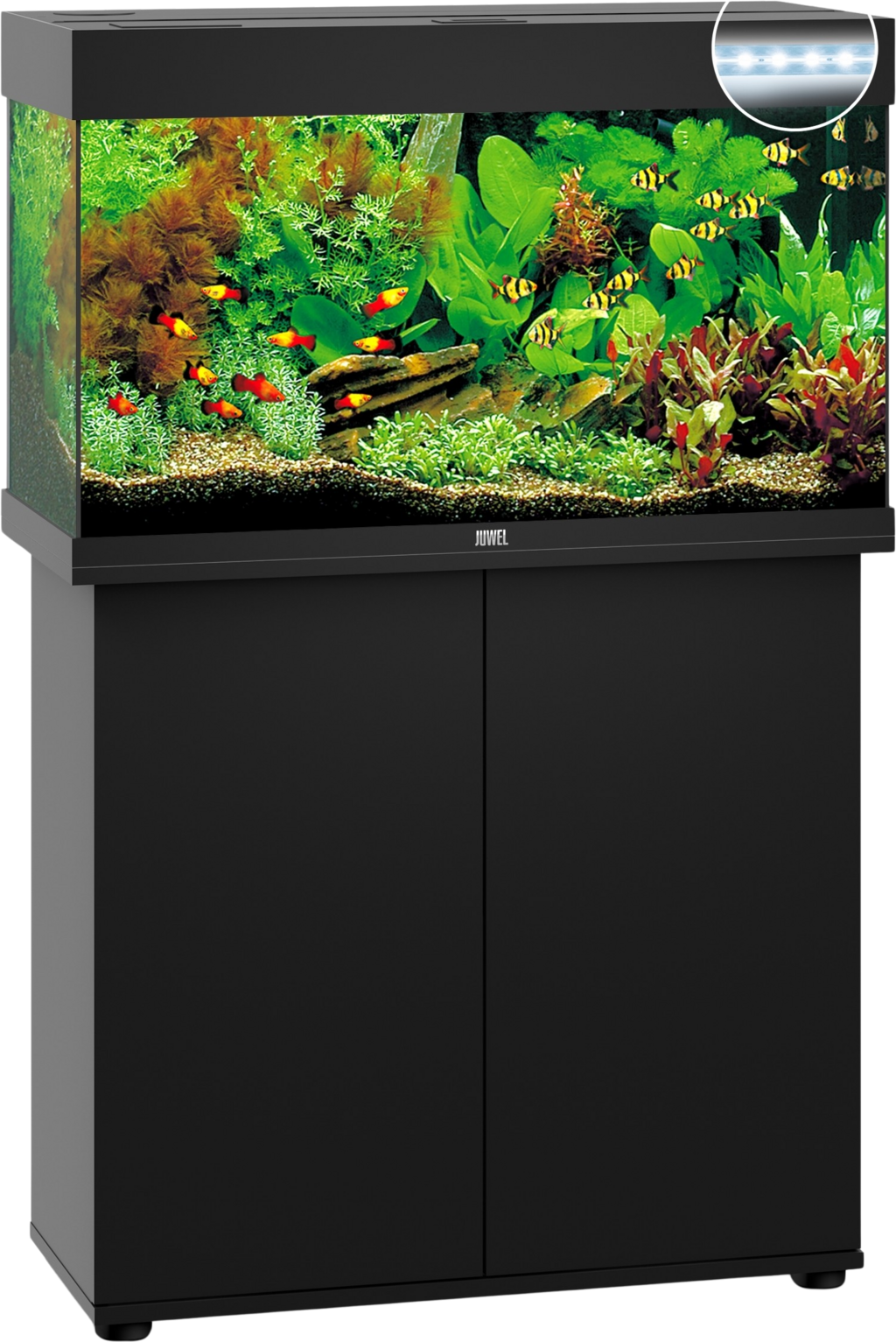 Juwel Rio 125 LED Kombination - schwarz