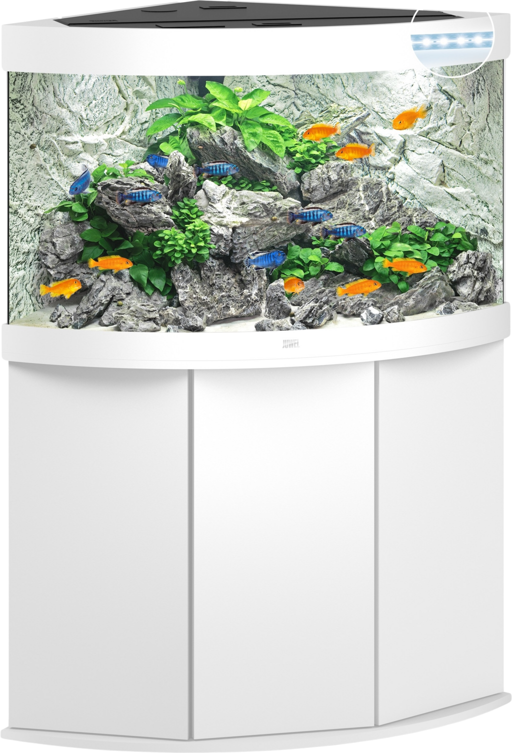Juwel Trigon 190 LED Kombination - weiß