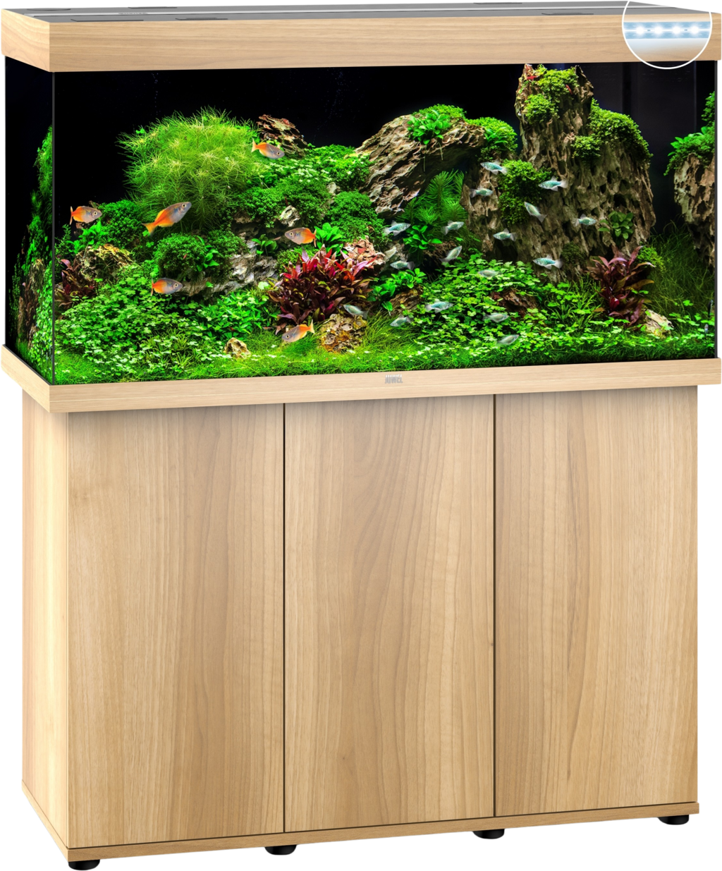 Juwel Rio 350 LED Kombination - helles Holz