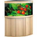 Juwel Aquarium LED Trigon 350 avec Meuble - bois clair