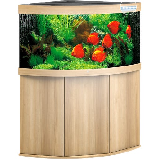 Juwel Trigon 350 LED Kombination - helles Holz