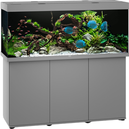 Juwel Aquarium LED Rio 450 avec Meuble - gris