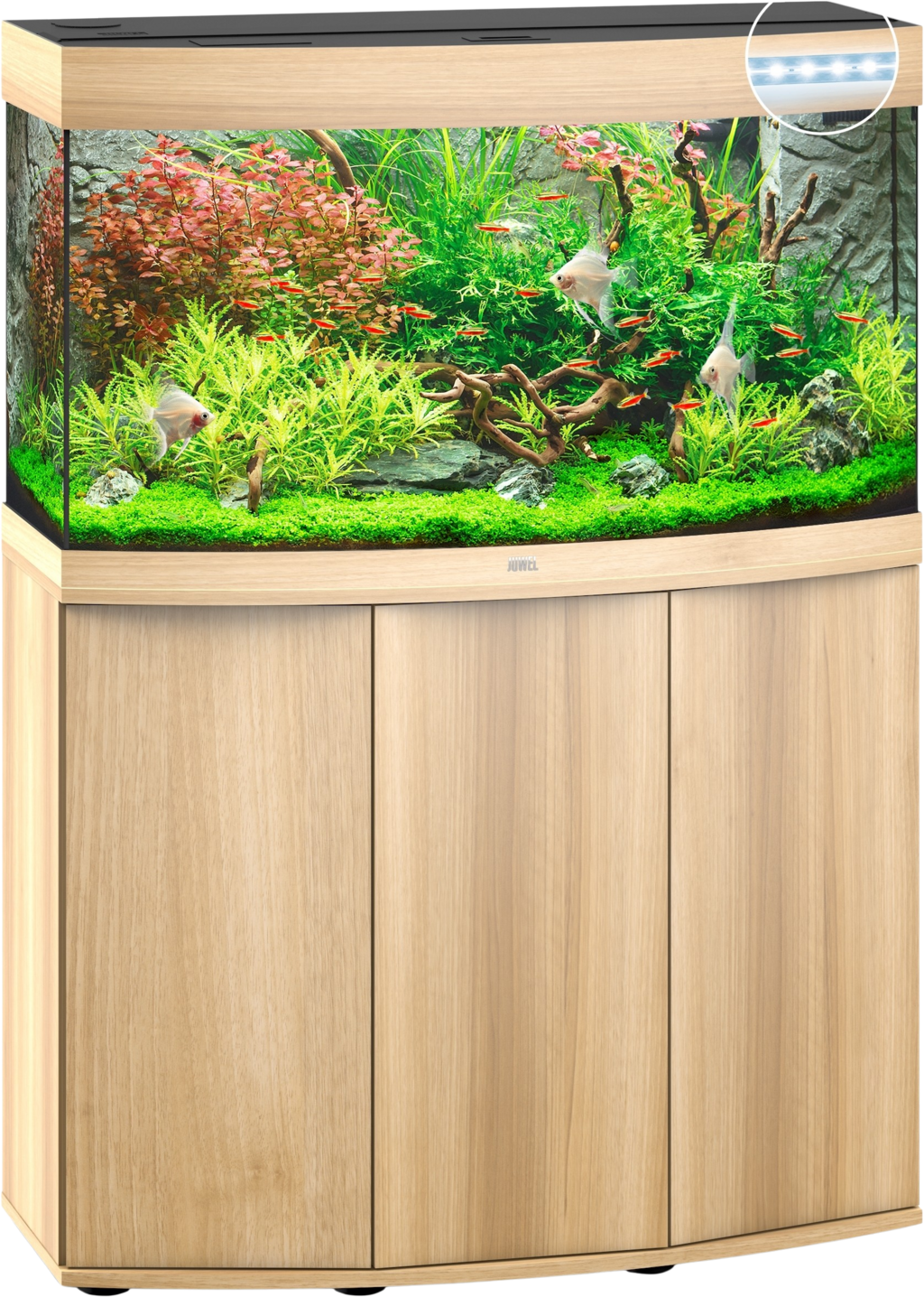 Juwel Vision 180 LED Kombination - helles Holz