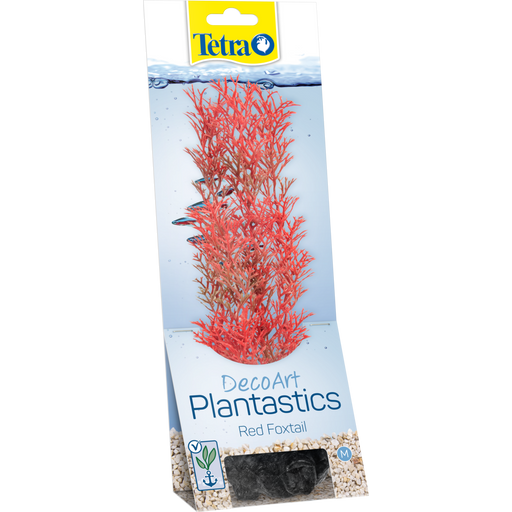 Tetra Plastic Aquarium Plant - Foxtail Red - Foxtail Red