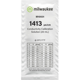 Solution de Calibrage pour Conductivité 1413 ms/cm - 25 Sachets de 20 ml - 1 kit