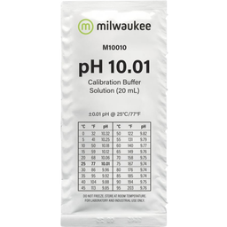 M10010B pH 10.01 Calibration Buffer Solution Sachets (25 x 20 ml) - 1 set