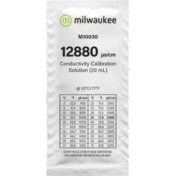 Solution de Calibrage pour Conductivité 12880 ms/cm - 25 Sachets de 20 ml - 1 kit