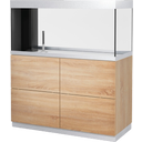 HighLine Raumteiler optiwhite 300 Kombination - Eiche