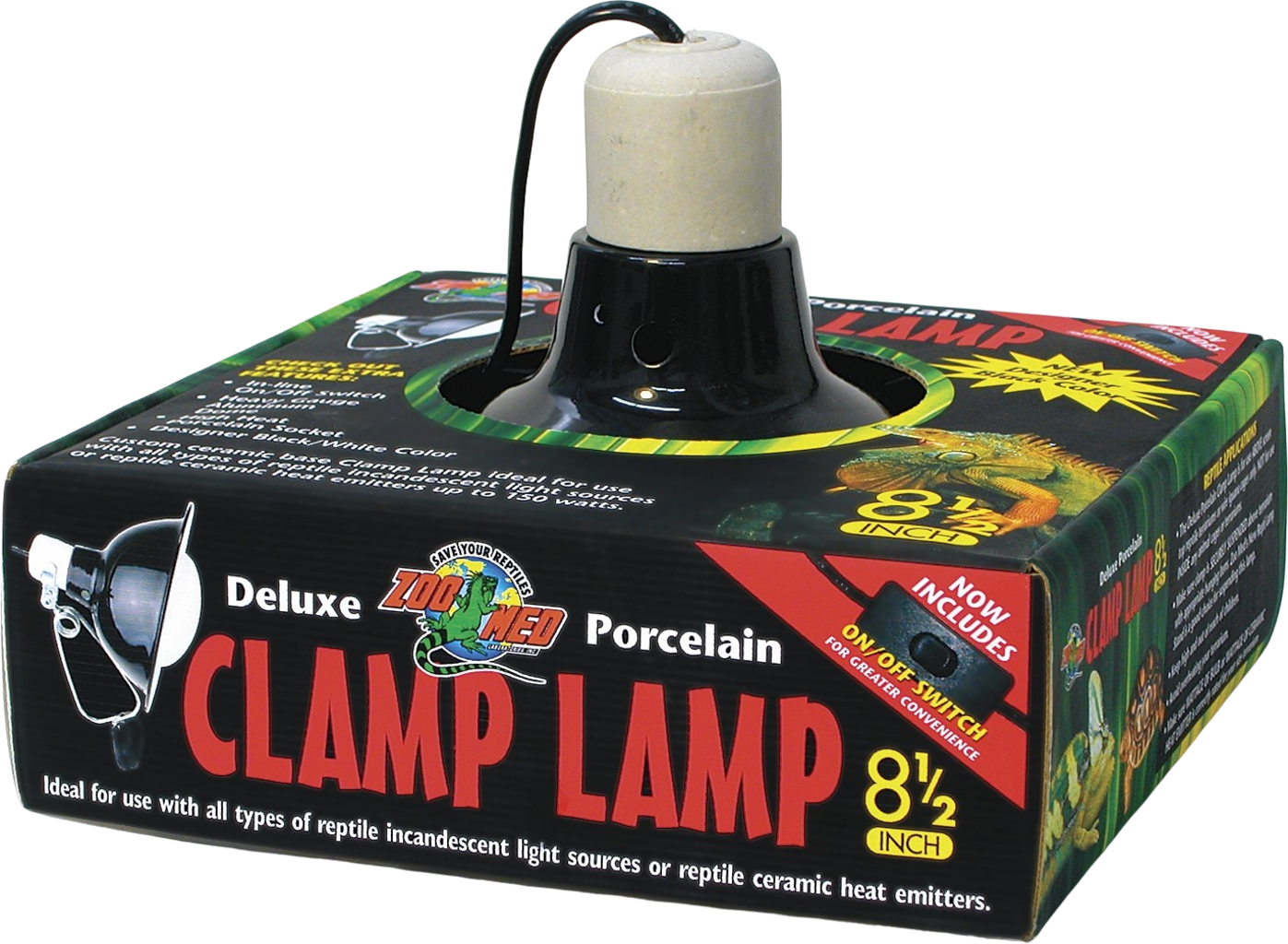 Zoo Med Porcelain Clamp Lamp - 22 cm