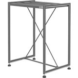 Chihiros Metall Schrank 60x45 cm, Stahlgrau