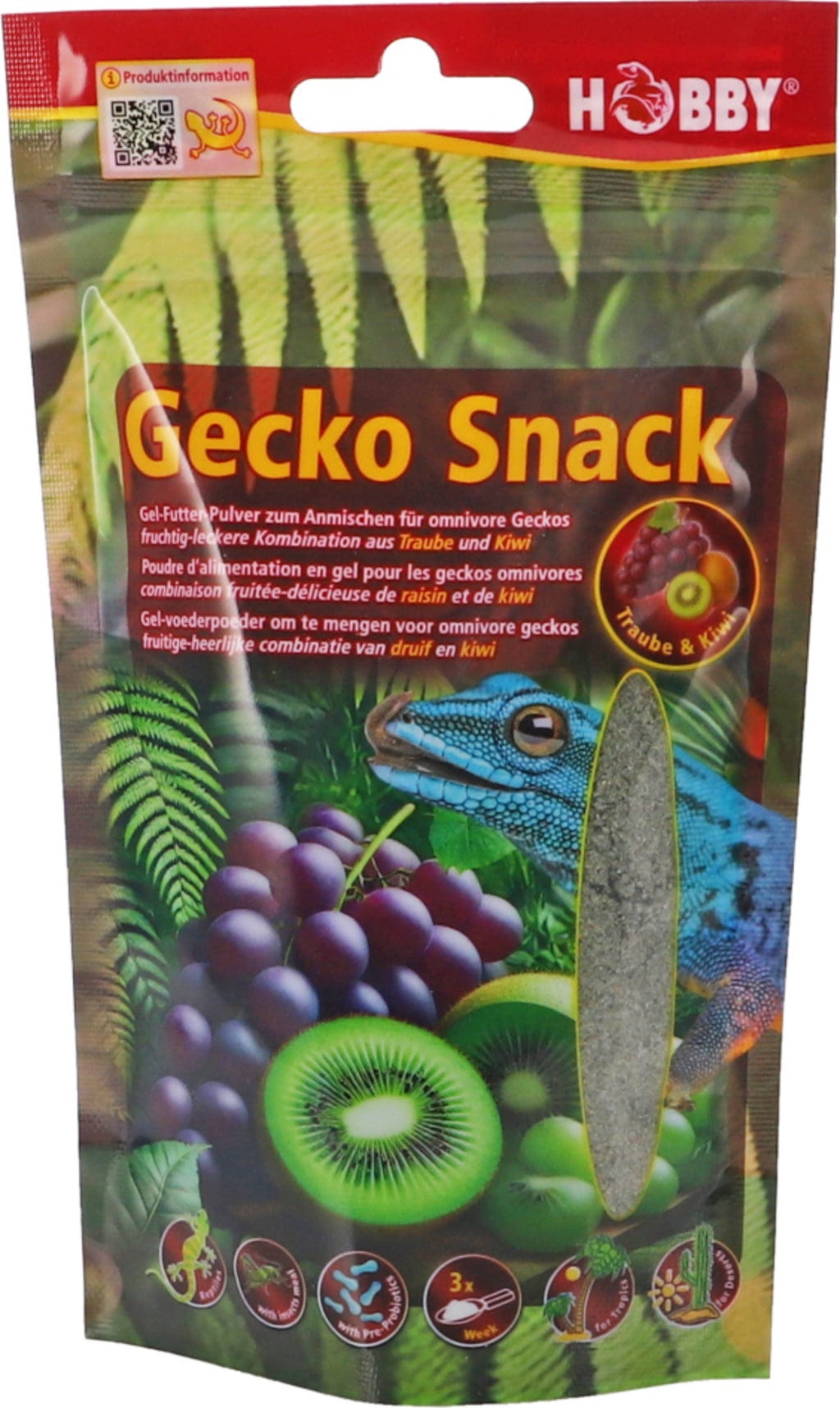Hobby Gecko Snack - Traube / Kiwi
