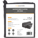 Set de Chiffons de Nettoyage en Microfibre 35 x 40 cm - 6 pièces