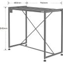 Chihiros Metall Schrank 90x45 cm, Stahlgrau - 1 Stk