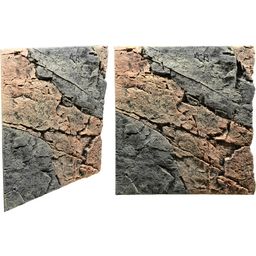 Back to Nature Paroi Arrière Slim Line Basalt/Gneiss 3D