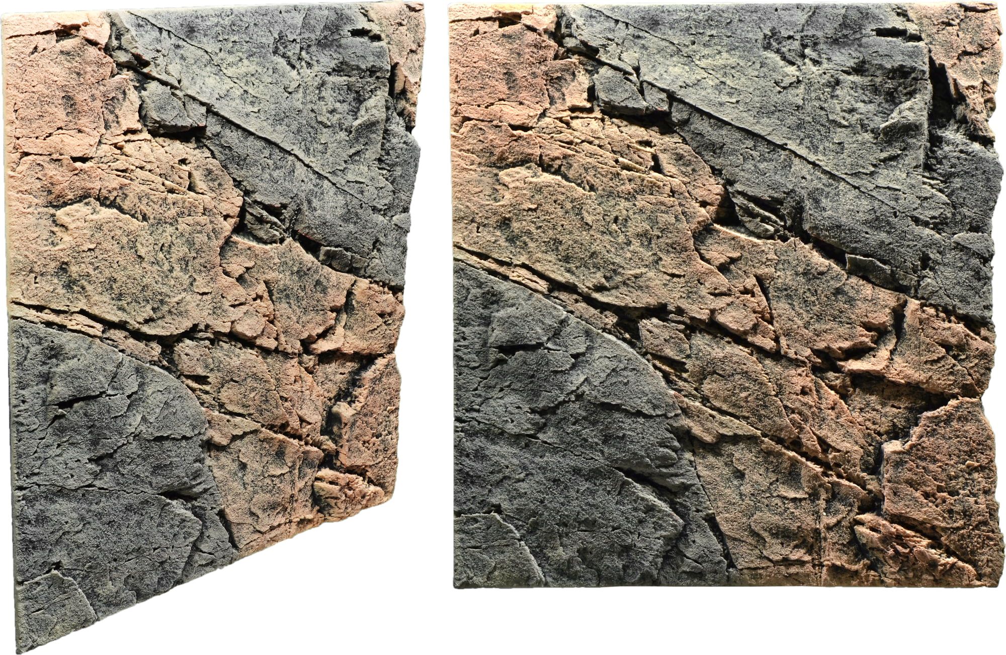 Aquarium Rückwand Slim Line Basalt/Gneiss 3D - 60B (53x4,5x56cm)