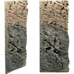 Aquariumachtergrond Slim Line Basalt / Gneiss 3D - 60C (23,5x4,5x56cm)