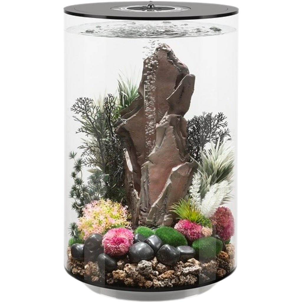 Acquario BiOrb Tubo 30 LED Nero: Completo Di Illuminazione, Filtro E Pompa - Pronto All'uso!