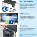 Tetra Starter Line 105 L Aquarium Schwarz, Komplett-Set
