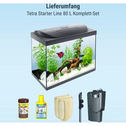 Tetra Starter Line 80 L Aquarium - Complete Set - Zwart