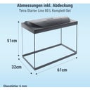 Tetra Starter Line 80 L Aquarium - Complete Set - Zwart