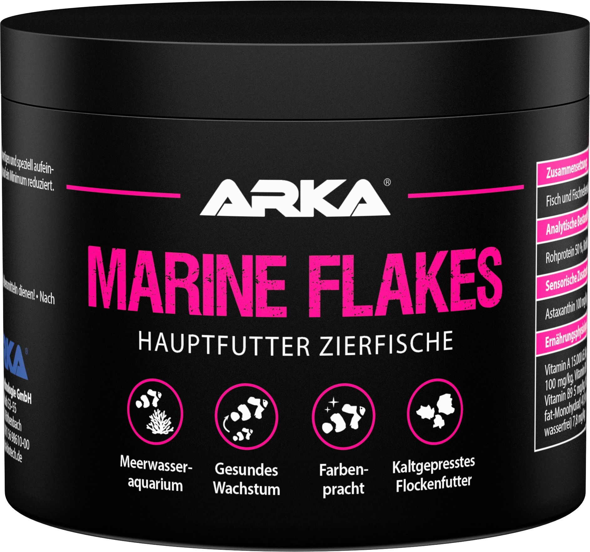 ARKA MarineFlakes Flockenfutter - 500 ml
