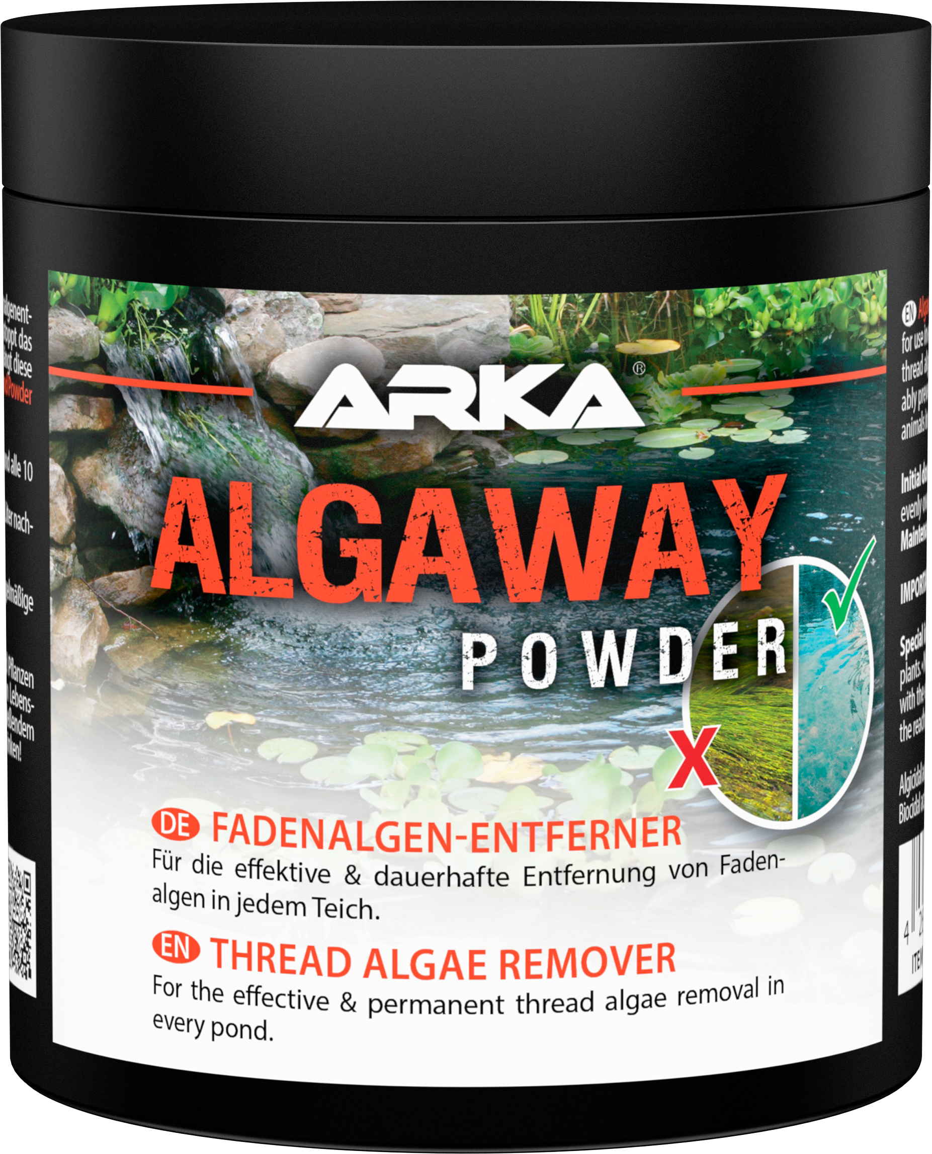 ARKA Teich Algaway Powder - Fadenalgenentferner - 250 g