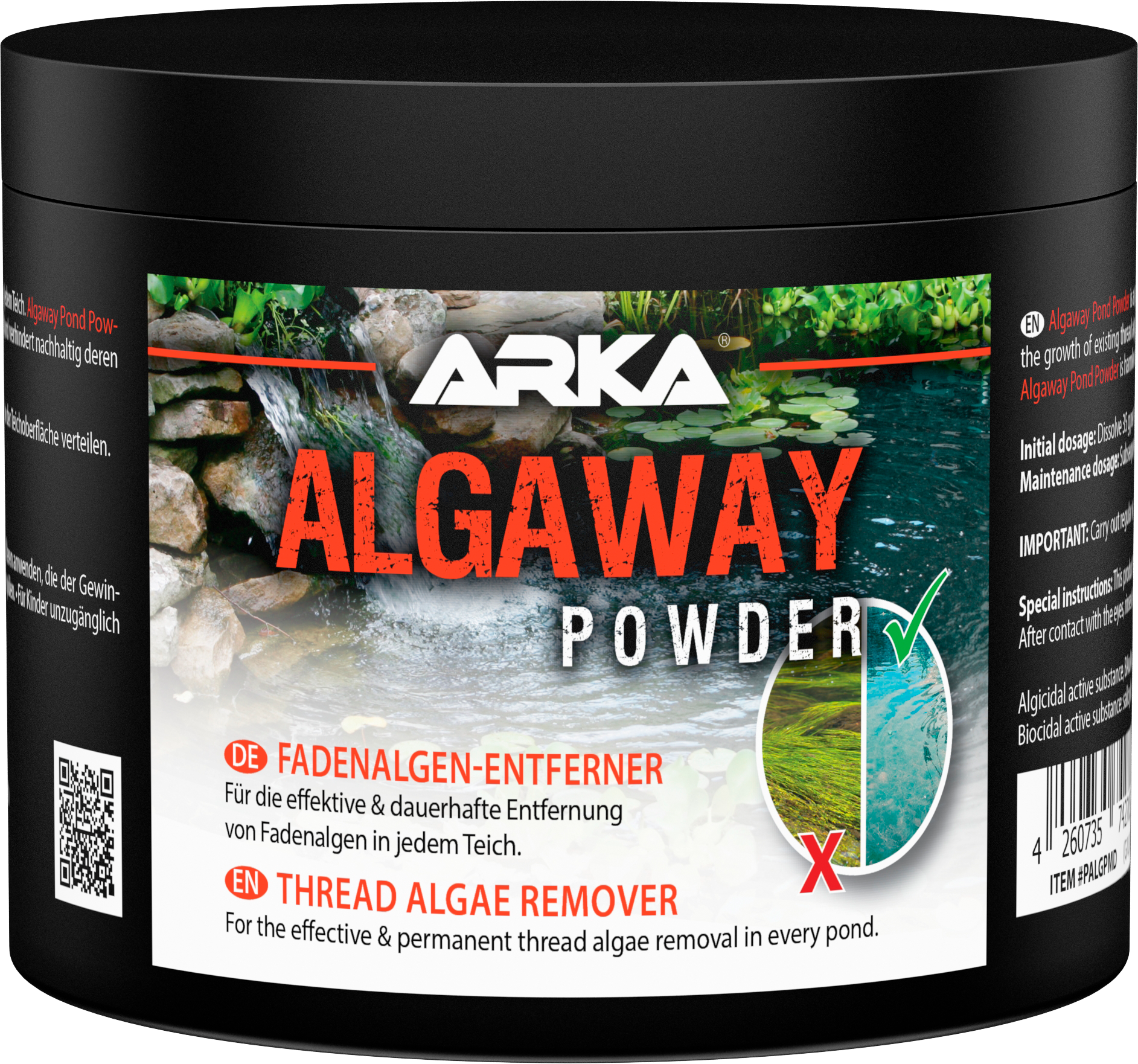 ARKA Teich Algaway Powder - Fadenalgenentferner - 500 g