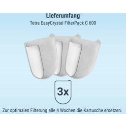 Tetra EasyCrystal Filter Pack 600C mit Kohle