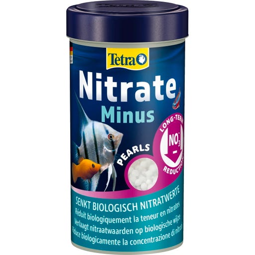 Tetra NitrateMinus Pearls – Verlaagt Duurzaam Nitraat In Zoet- En Zoutwateraquaria, 250 Ml, Tegen Algen