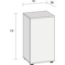 Juwel Schrank SBX Vio Cube 54 weiß