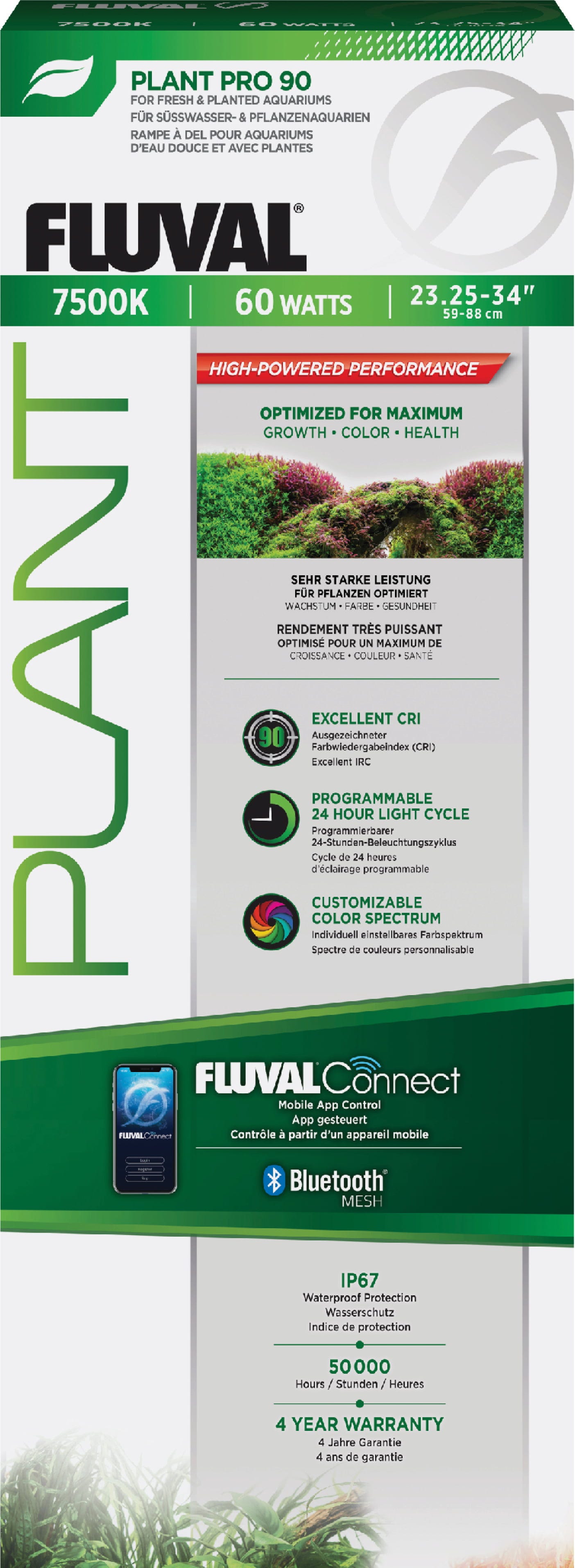 Fluval Plant Pro 4.0 LED - 60W, 59-88 cm