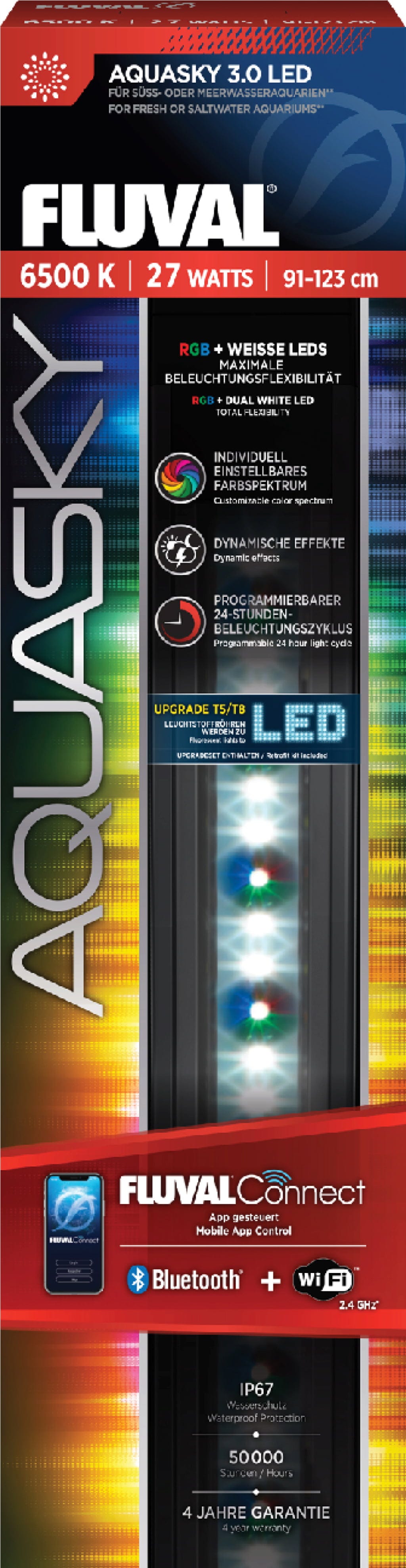 Fluval AquaSky LED 3.0 - 27W, 91-123 cm