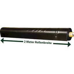 HEISSNER Teichfolie 50 x 2 m / 100 m² - Schwarz - Stärke 1,0 mm