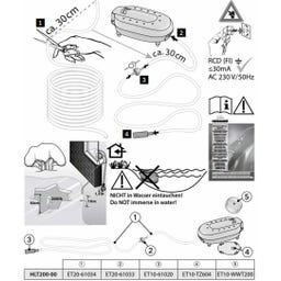 HEISSNER Teichbelüfter Smartline HLT200-00 - 200 l/h - Indoor