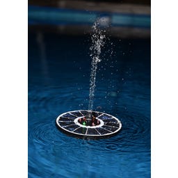 HEISSNER Solar-Springbrunnen ø 16 cm mit LED - 120 - 220 l/h