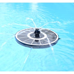 HEISSNER Solar-Springbrunnen ø 16 cm mit LED - 120 - 220 l/h