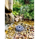 HEISSNER Solar-Springbrunnen ø 16 cm mit LED - 120 - 220 l/h