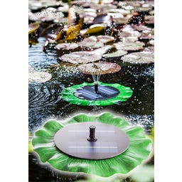 HEISSNER Solar-Springbrunnen Seerose Ø 29 cm - 150 l/h